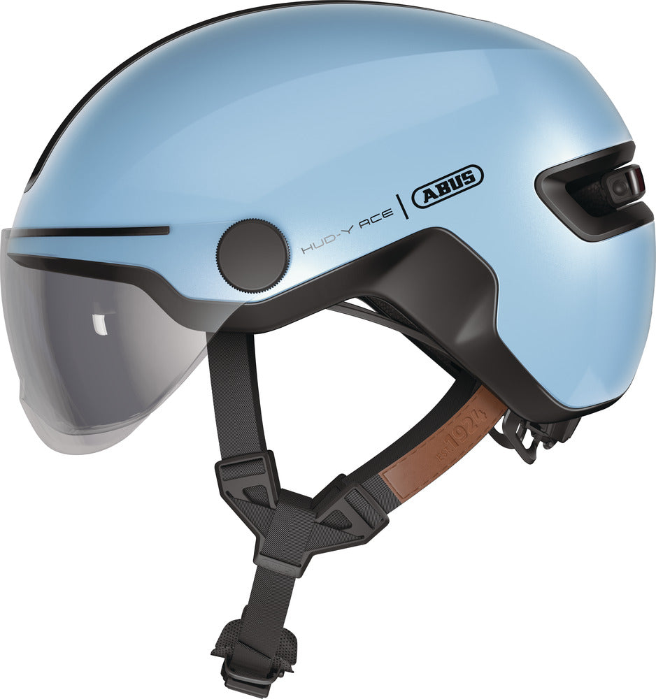 Abus HUD-Y ACE iced blue cykelhjelm - Small (51-55 cm)