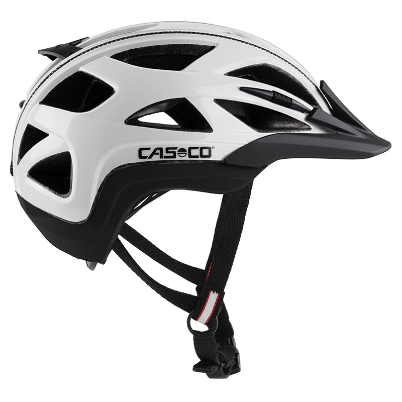 Casco ACTIV2 White black - Cykelhjelm - S (52-56 cm)