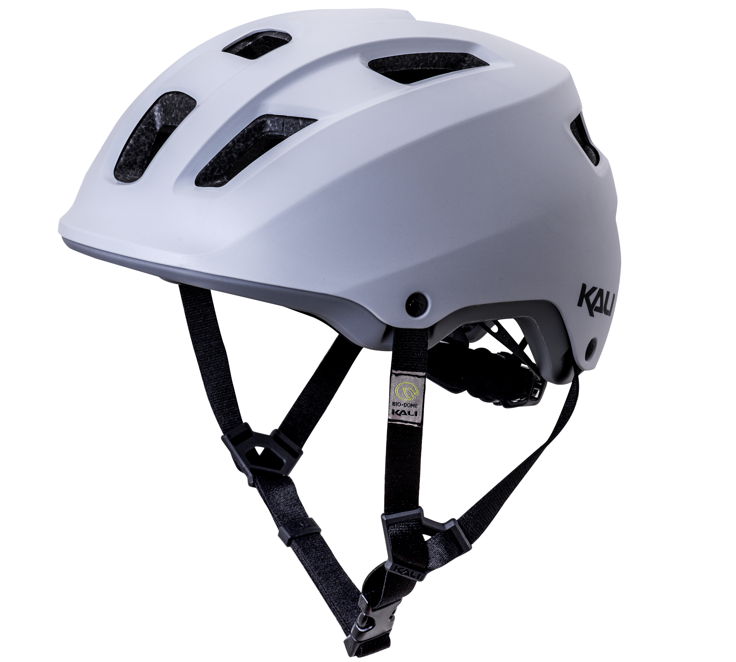 Kali Ave Grøn Fog Mat - Cykelhjelm - L/XL (58-62 cm)