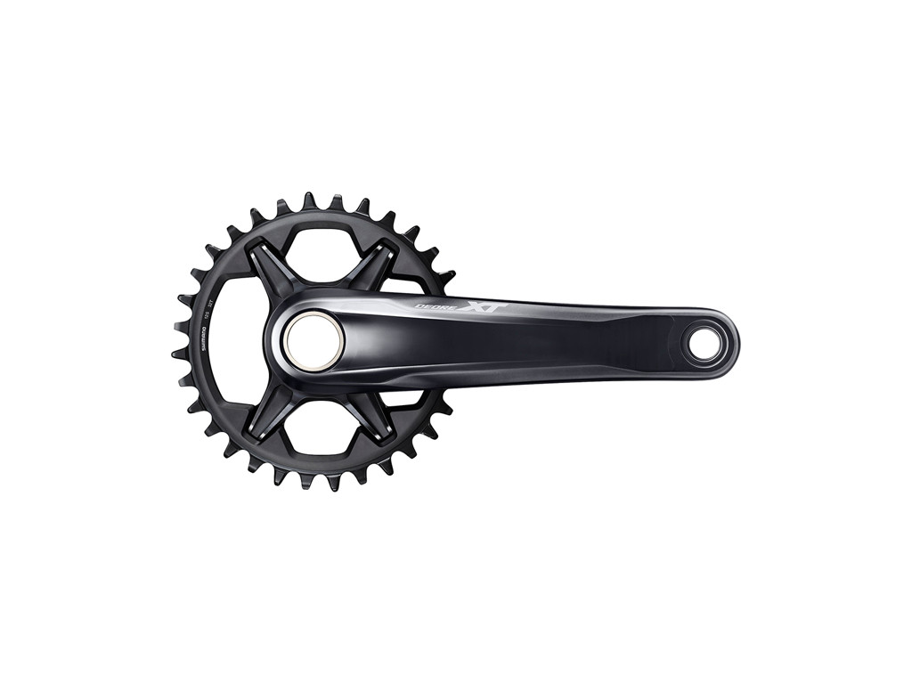 Shimano XT - Kranksæt M8130 S-Boost - 1x12 gear uden klinge - 175 mm Pedalarme