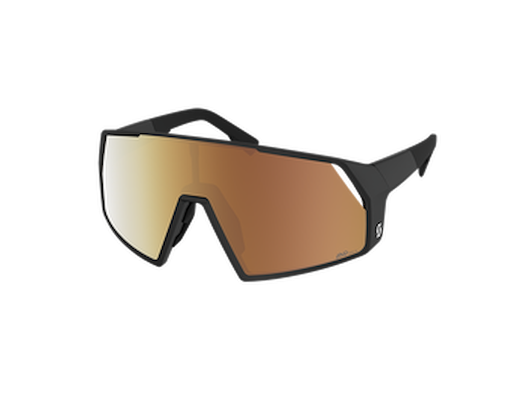 SCOTT Pro Shield LS - Cykelbriller - Sort/AMP LS Gold Chrome