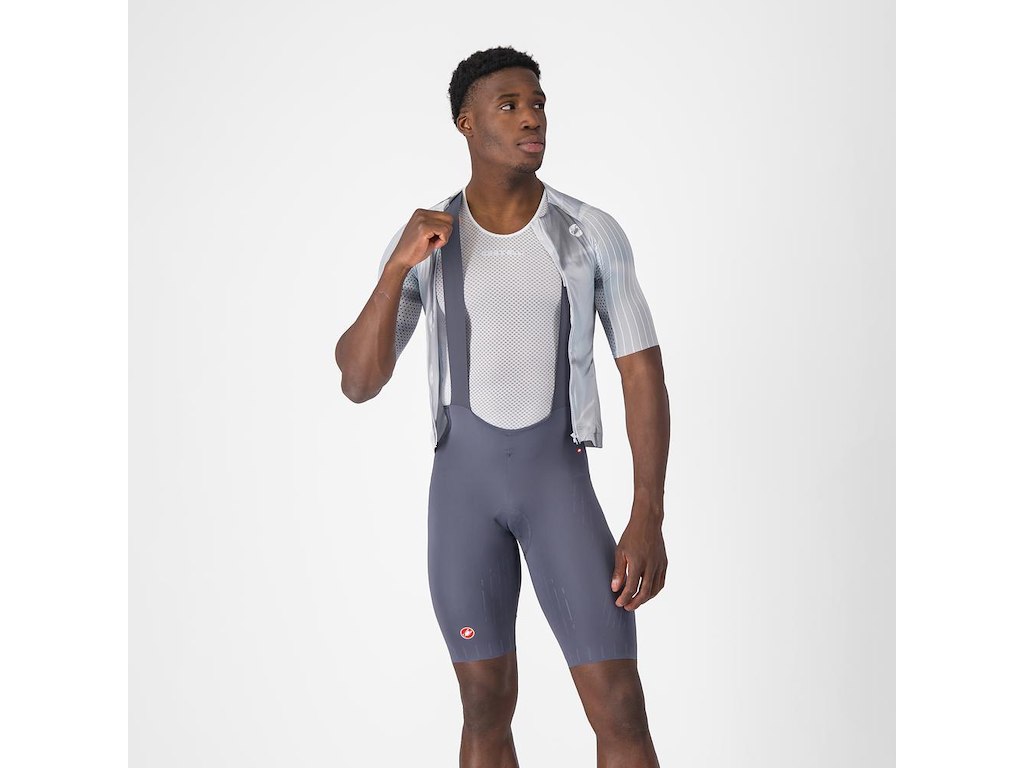 Castelli Free Aero Race S Bibshort - Cykelshorts m/pude - Herre - Smoky Gray - XS