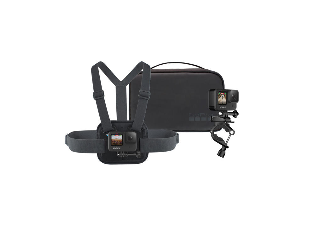 GoPro - Sports kit med brystadapter, styradapter samt taske
