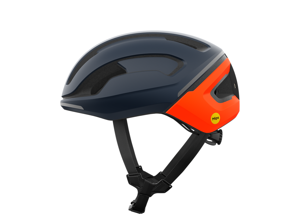 POC Omne Beacon MIPS Cykelhjelm - Navy/Orange - Str. 54-59 cm