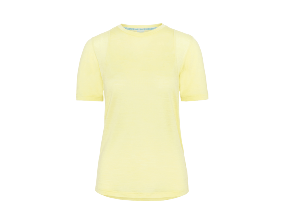 Kari Traa Embla Wool Tee - T-Shirt - Gul - Str. XS