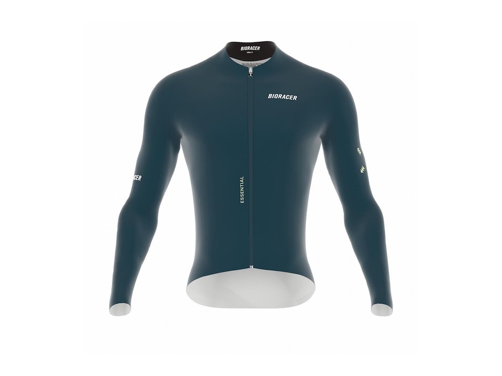 Bioracer Epic LS Jersey - Cykeltrøje - Lange Ærmer - Herre - Graphite Blue - XS