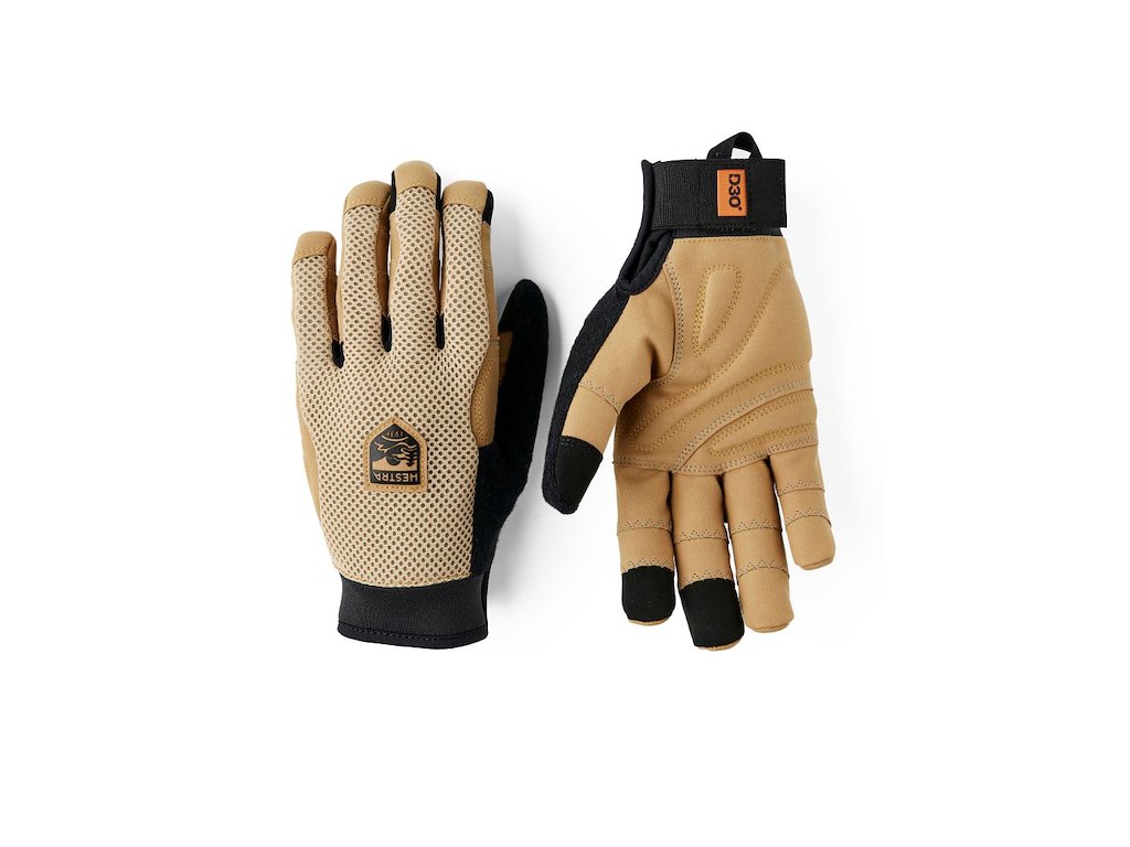 Hestra Ergo Grip D3O - Cykelhandsker - Beige - Str. 9/L