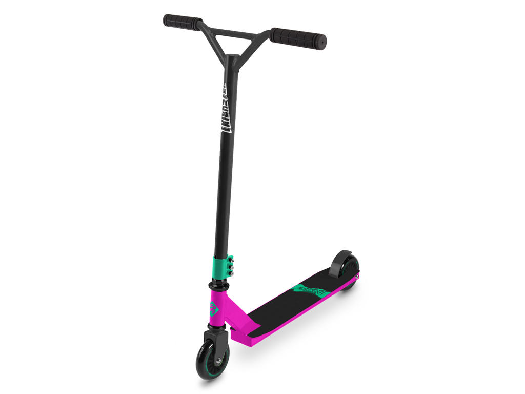 Streetsurfing Trickster - Trick Løbehjul med 100mm hjul til børn - Pink Renegade