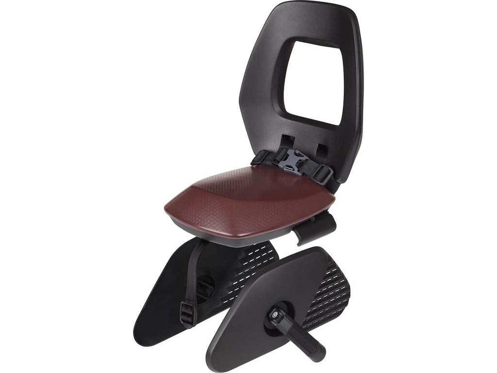 Bobike One Junior cykelstol sort/brun