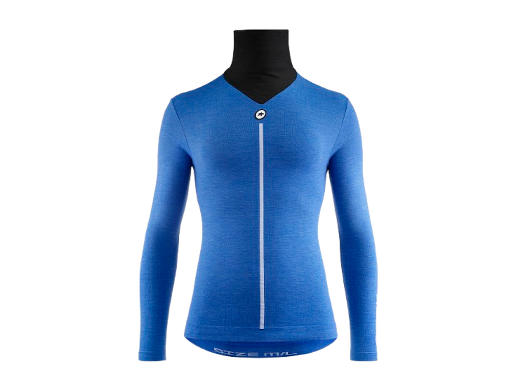 Assos Ultraz P1 langærmet svedundertrøje calypso blå herre (Størrelse: X-Small/Small (0))