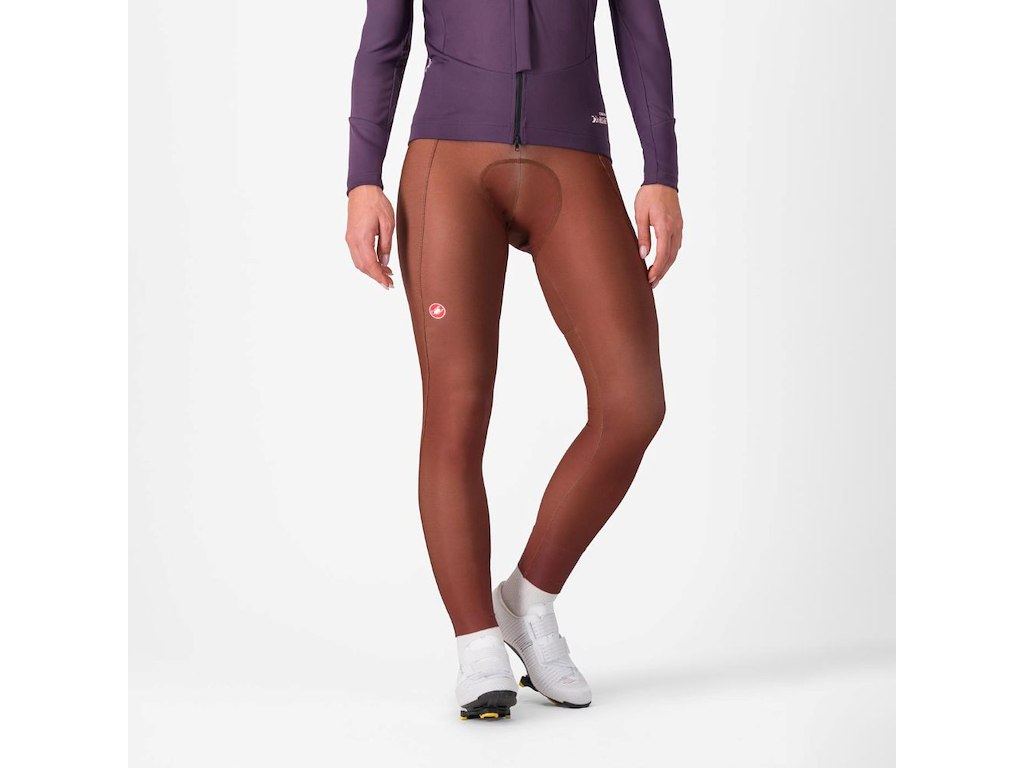 Castelli Espresso Women's DT Bibtights - Cykelbukser m/pude - Dame - Deep Mocha - XS