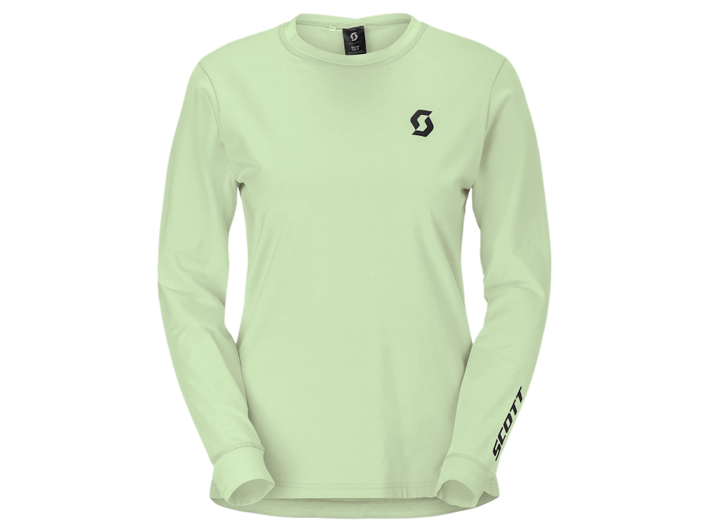 SCOTT Vertic Pro Mid LS Tee - Cykeltrøje - Lange ærmer - Dame - Vapour Green - Str. M