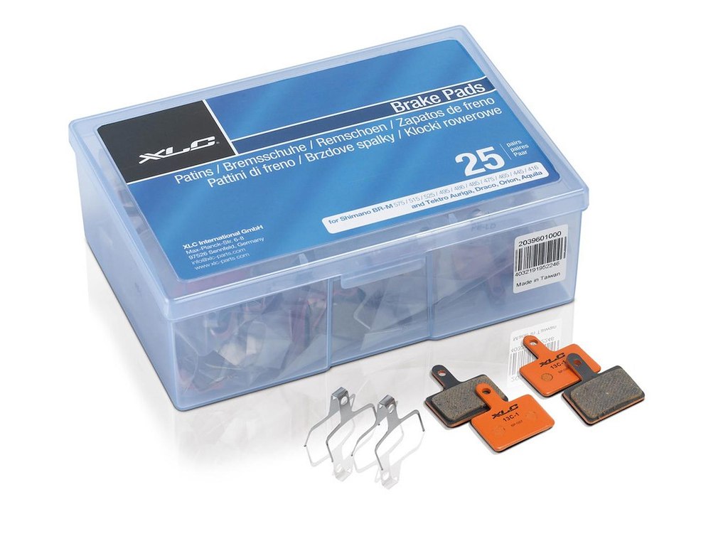 XLC Bremseklodser disc 25 par for Tektro, Shimano med flere