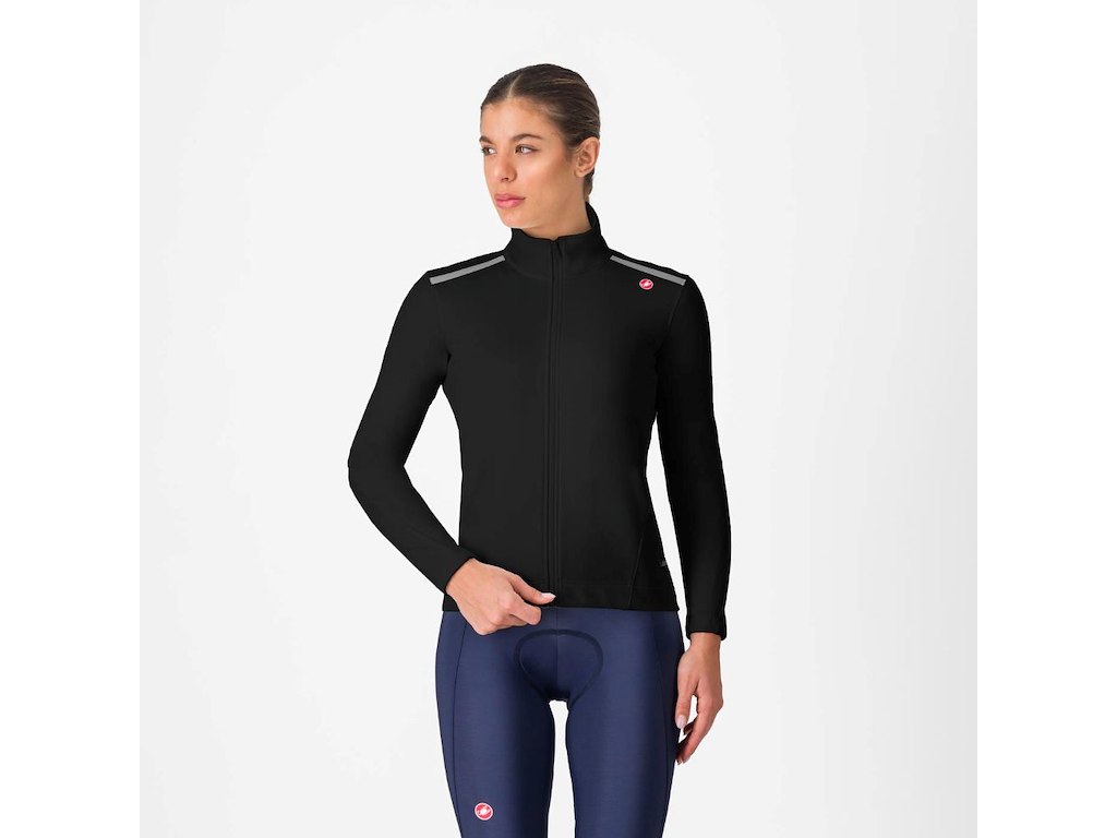 Castelli Espresso Air Women's Jacket - Cykeljakke - Dame - Light Black - XL