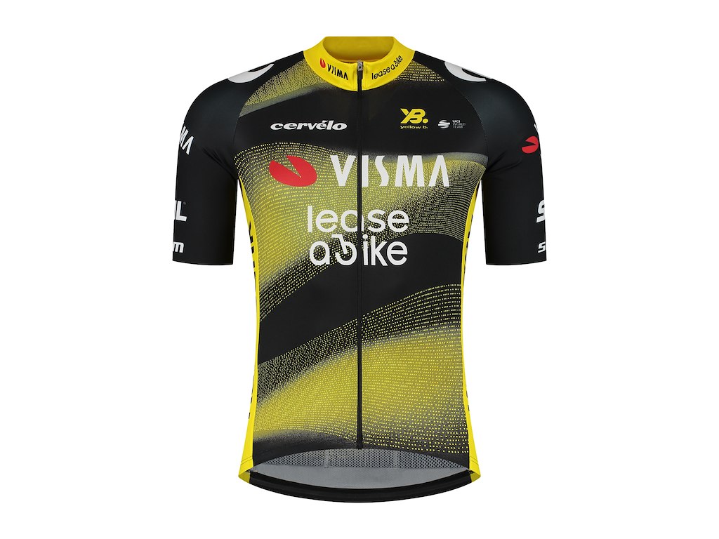Visma Lease a Bike TDF Replica Jersey- Cykeltrøje - Korte ærmer - Herre - L