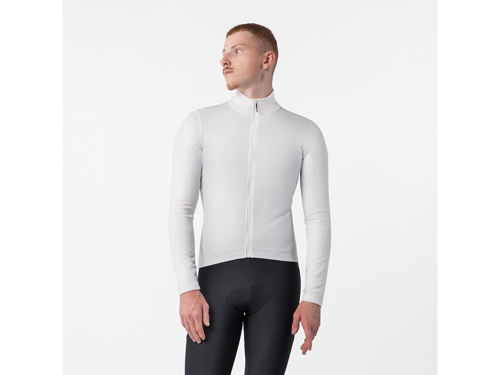 Castelli Competizione Thermal LS Jersey - Cykeltrøje - Lange ærmer - Herre - Ivory - Str. XS