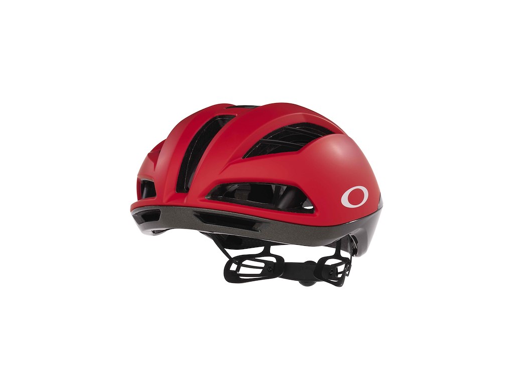 Oakley Velo Stelvio Mips - Cykelhjelm - Black/Red Pro -
