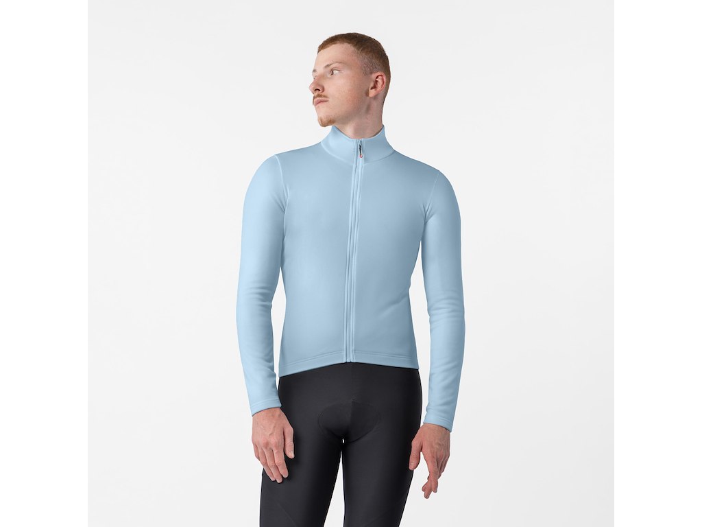 Castelli Competizione Thermal LS Jersey - Cykeltrøje - Lange ærmer - Herre - Steel Fade - Str. XL