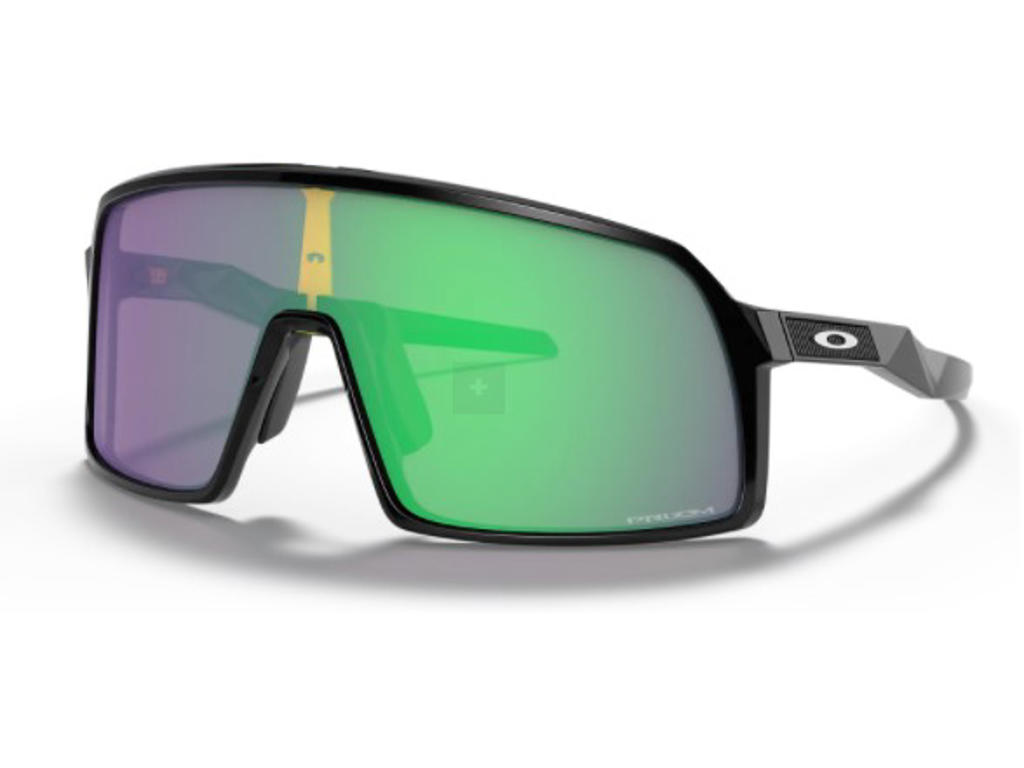 Oakley Sutro S - Cykelbrille - Prizm Jade - Poleret Sort