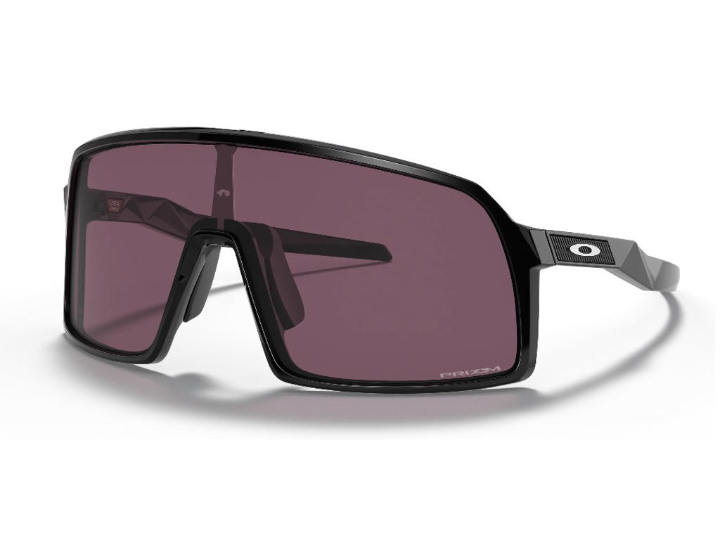 Oakley Sutro S - Cykelbrille - Prizm Road Black - Poleret Sort