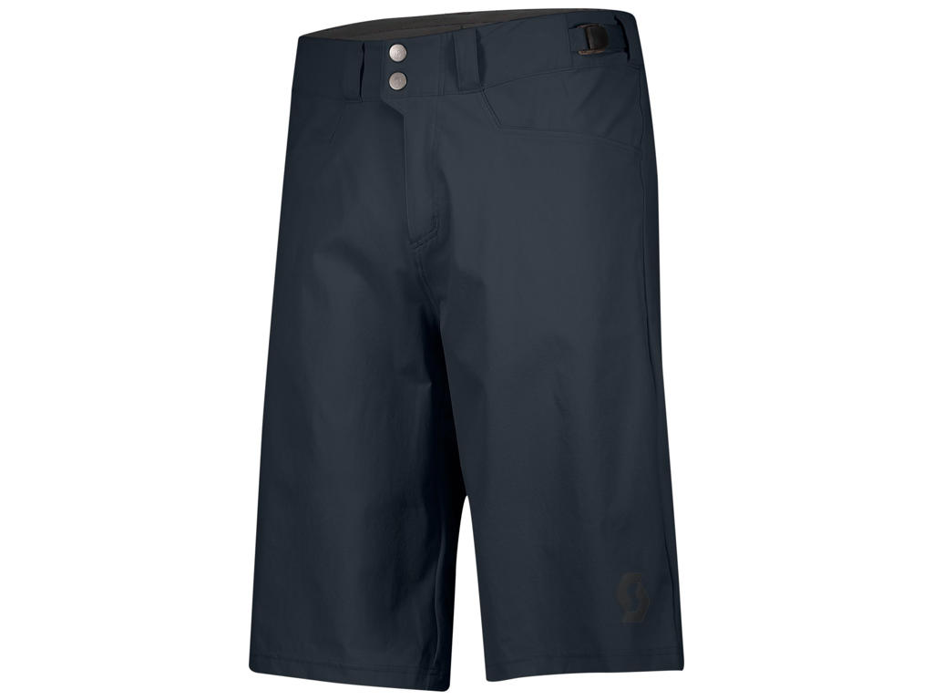 SCOTT Trail Flow cykelshorts mørkeblå herre (Shorts størrelse: Small)