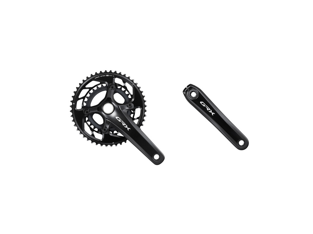 Shimano GRX Kranksæt - 12 Speed - 48-31T - 175mm pedalarm - FC-RX820-2 - Sort