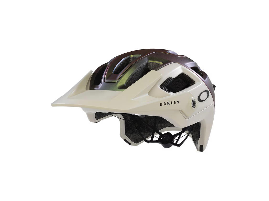Oakley DIRT5 Maven - Cykelhjelm - Satin Mist Sølv/Grøn - 52-56 cm