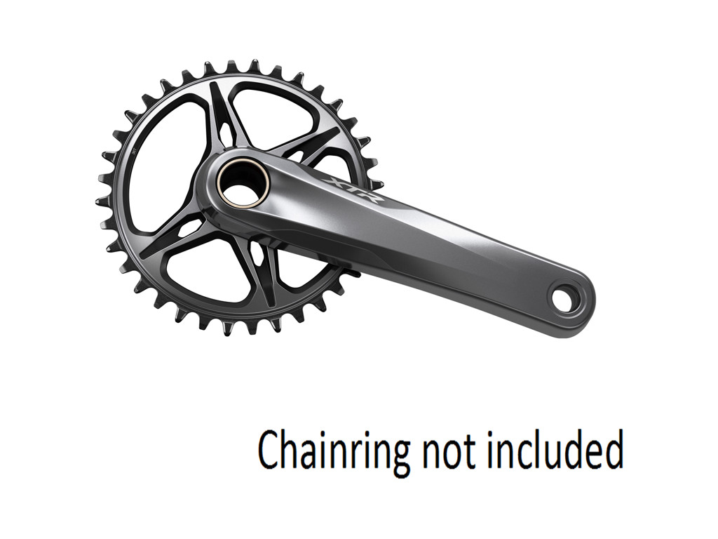 Shimano XTR - Kranksæt FC-M9100 - Sort Single uden klinge 170 mm Pedalarme