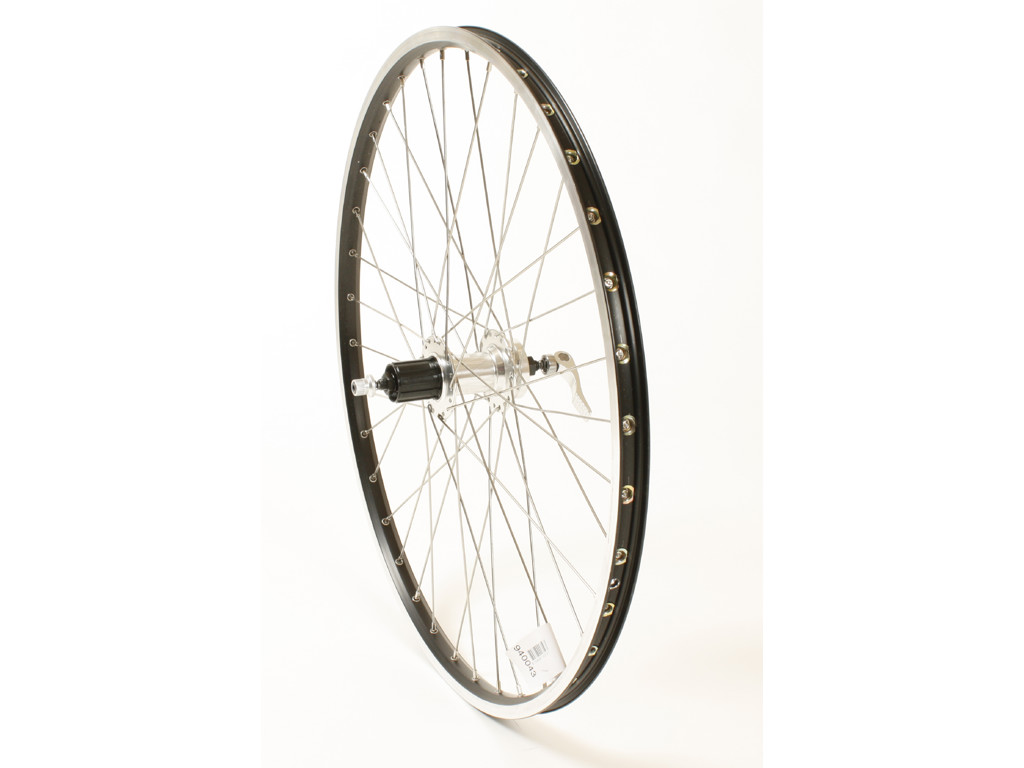 Connect MTB baghjul - 26"- 8/10 speed -  Disc / Fælgbremse - Sort/sølv