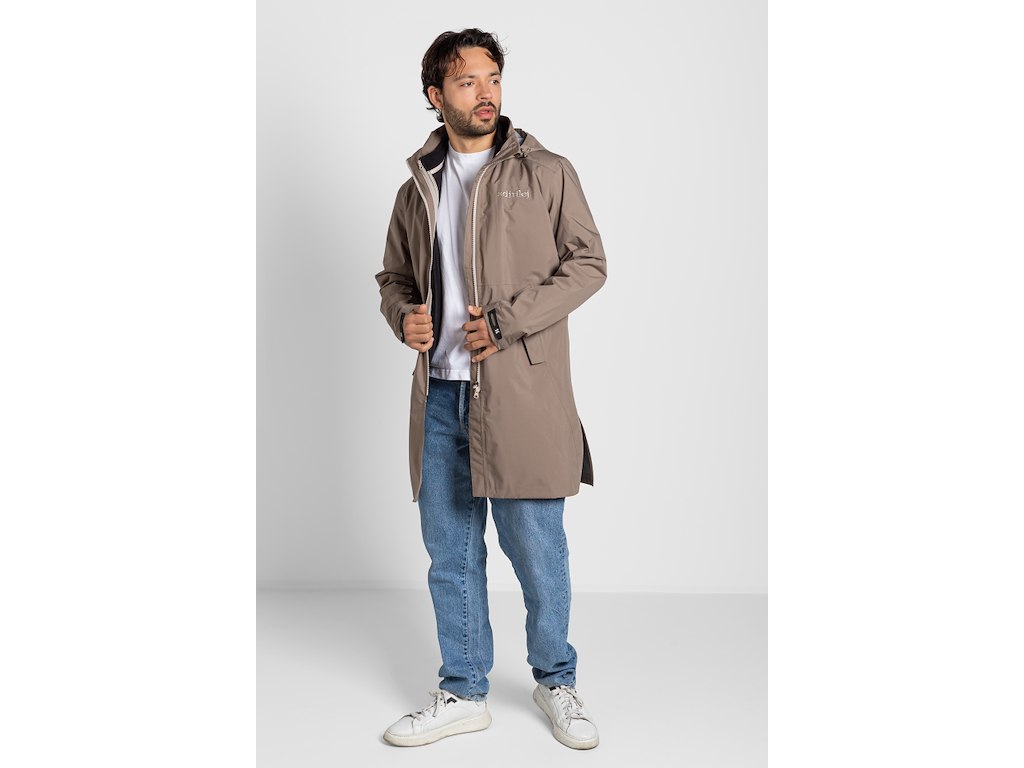 Dirtlej Weathershield Rain Coat - Jakke - Unisex - Dark Dust  - Str. M
