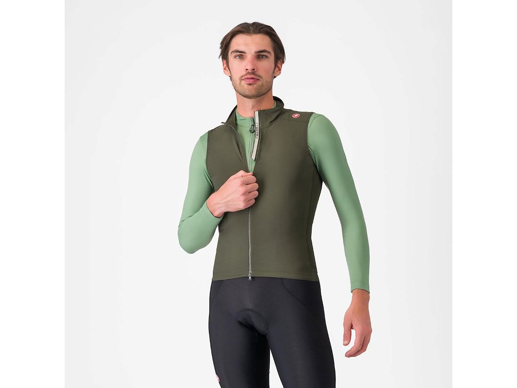 Castelli Espresso Vest - Cykelvest - Deep Green - XXL