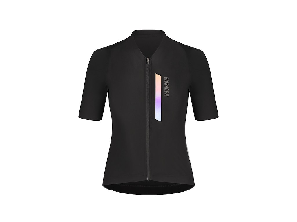 Bioracer Icon Gravel Jersey - Cykeltrøje - Korte Ærmer - Dame - Sort - S