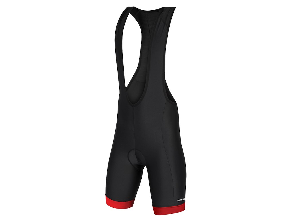 Endura Xtract Bibshort II - Bibshorts med pude - Black/Red - XXL