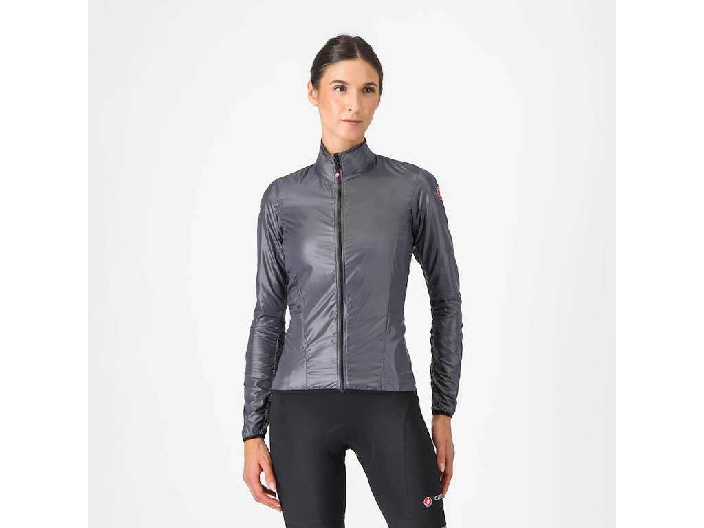 Castelli Aria Women's Shell Jacket - Cykeljakke - Dame - Dark Gray - XL