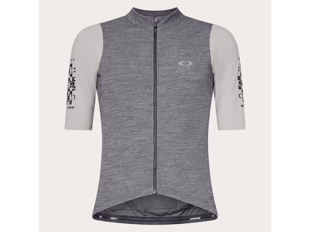 Oakley Off Grid - Cykeltrøje - Korte Ærmer - Sort/Grå/Hvid - Herre - L