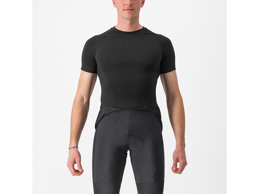 Castelli Core Seamless Baselayer SS - Svedundertrøje - Korte ærmer - Sort - Str. 2XL
