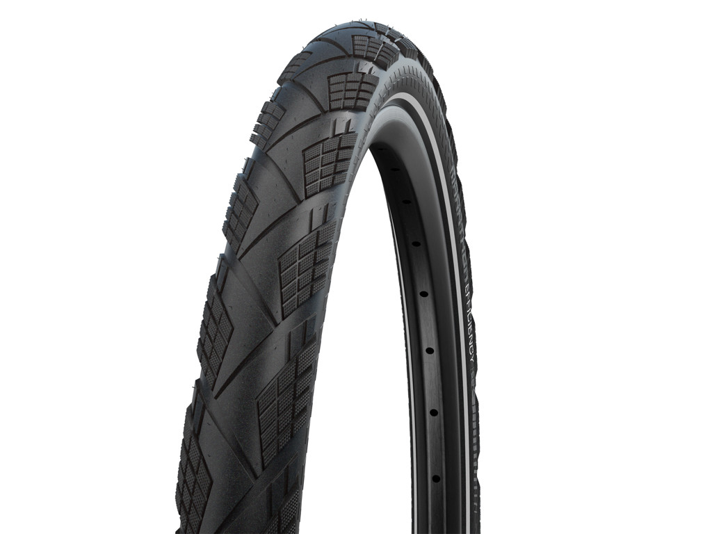 Schwalbe Marathon Efficiency Evo - Addix V-Guard - Foldedæk - 28x2,00 (50-622) - Sort refleks