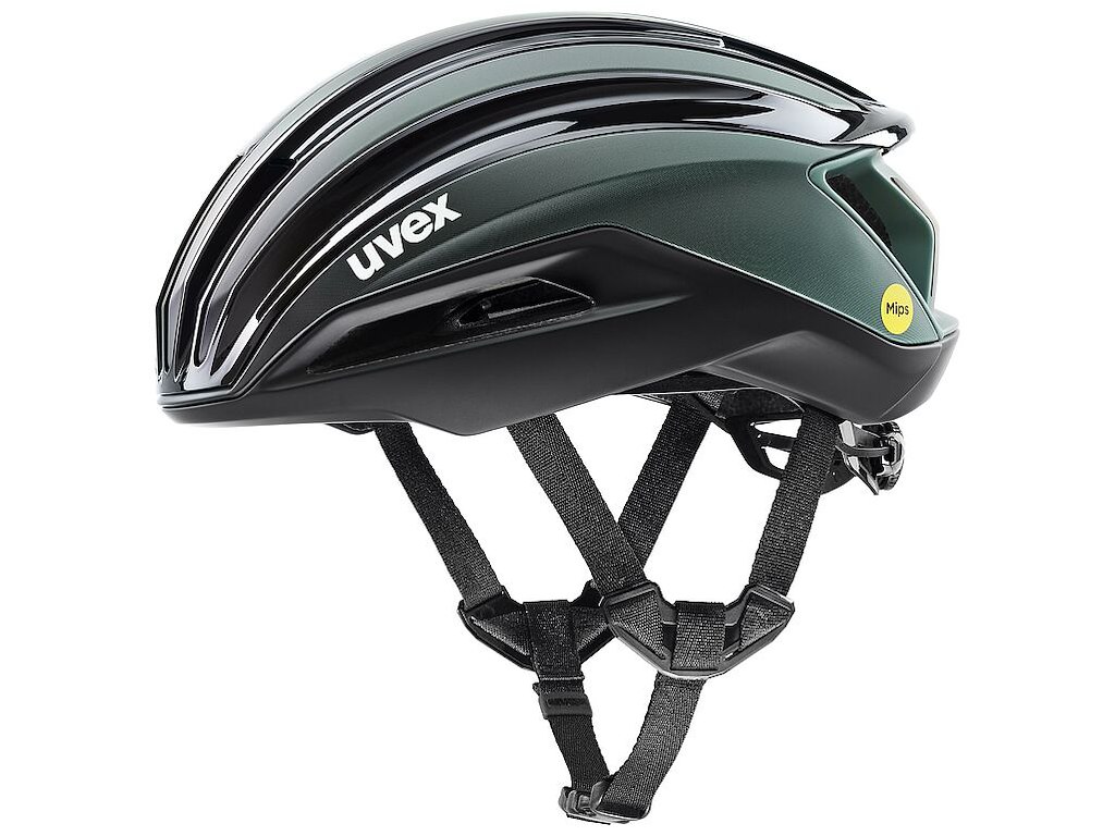 UVEX Surge Aero MIPS Cykelhjelm Road - Black Sage Green matt - Str. 53-56 cm