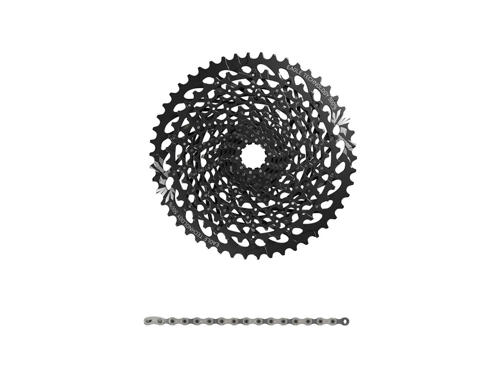 Sram 12 speed sampak - 10-50T - XG-1275 Kassette og GX kæde