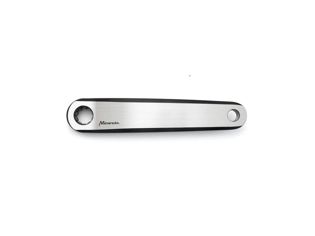 Miranda Delta Plus - Pedalarms sæt - 170mm - BDU3XX - Sølv