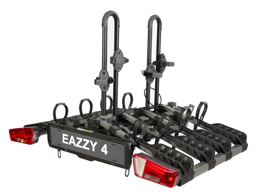 Buzzrack Eazzy-4 - Cykelholder til 4 cykler - 13-pol - Sammenklappelig