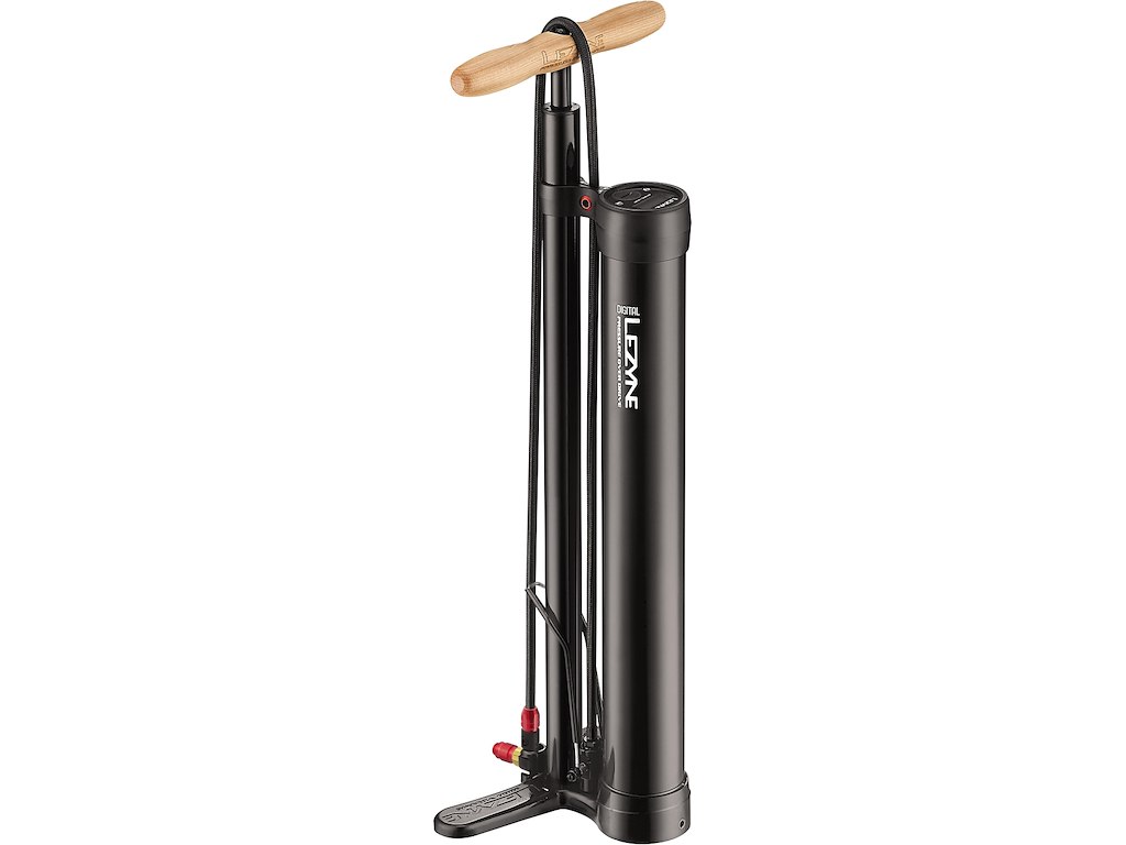 Lezyne Pressure Over Drive Digital Fodpumpe med kammer ABS1 Pro