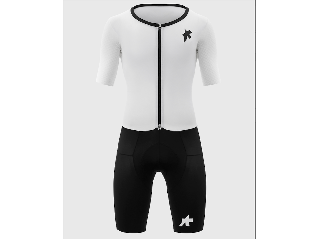 Assos Equipe RSR Traitor Speedsuit S11 - Cykelshorts m/pude - Herre - Hvid - Str. S