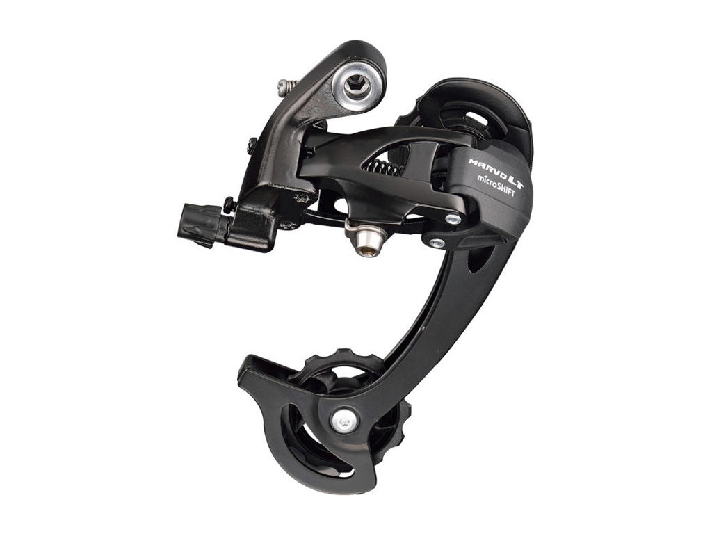 Microshift Marvo LT - Bagskifter til 9 gears Shimano kassette - Lang laske - MTB/Trekking