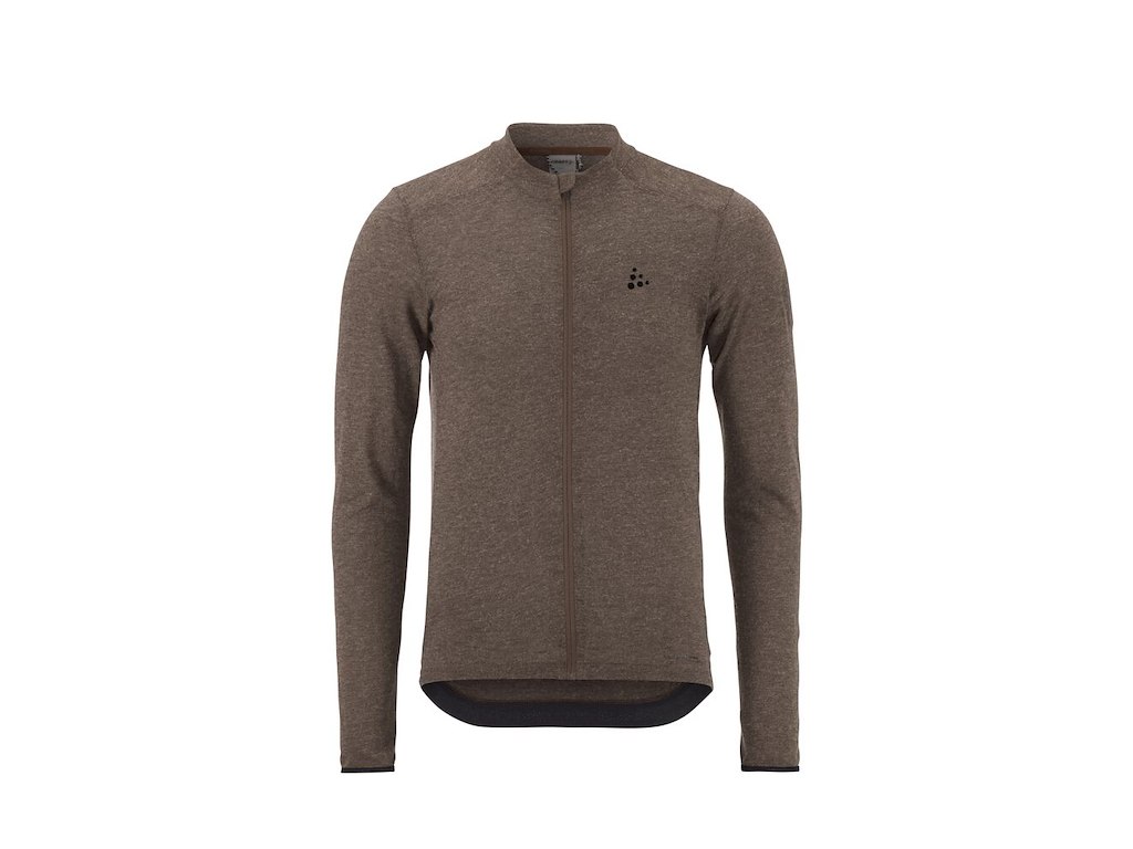 CRAFT Core Bike Essenceool Ls Jersey - Cyketrøje - Lange ærmer - Herre - Prune - L
