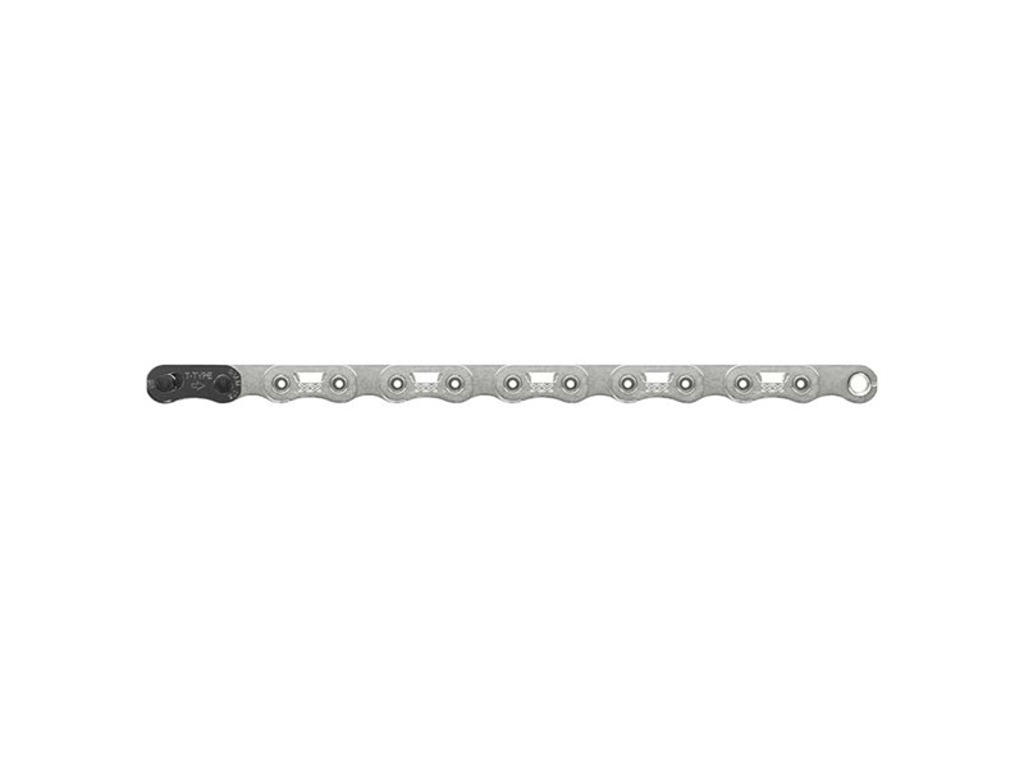 Sram kæde - XXSL T-Type Eagle - 12 Speed - 126 led - Powerlock - Sølv