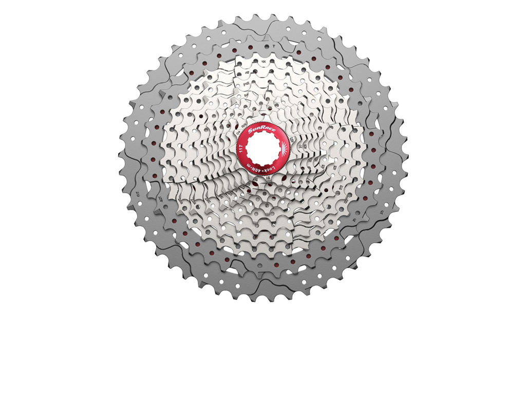 Sunrace CSMZ90 - Kassette 12 gear - 11-50 tands - MTB - Til Sram - Metallic