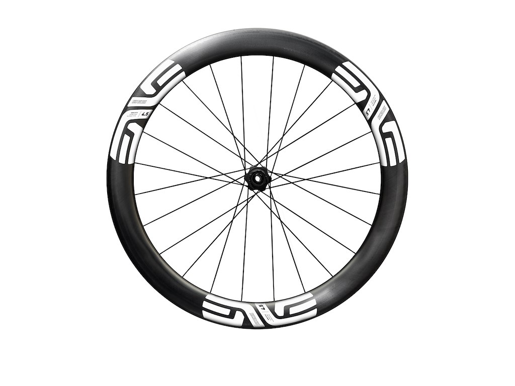 ENVE SES 4.5 baghjul Race 700c XDR Body Center Lock disc og E-Thru 12 x 142mm med hvide stickers
