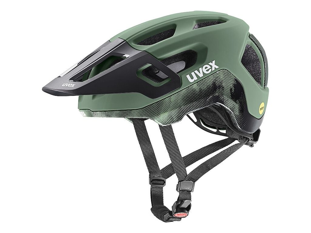UVEX React MIPS Cykelhjelm - Moss green Black mattt - Str. 56-59 cm