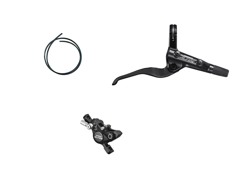 Shimano Alfine - Bremsesæt BR-S700 Sort Hydraulisk komplet til bag